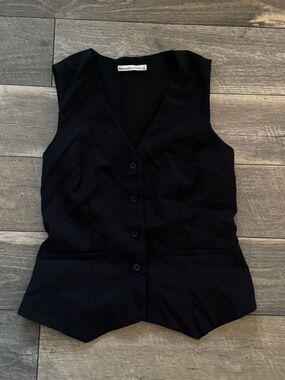 Abercrombie & Fitch Black Lightweight Vest - Small